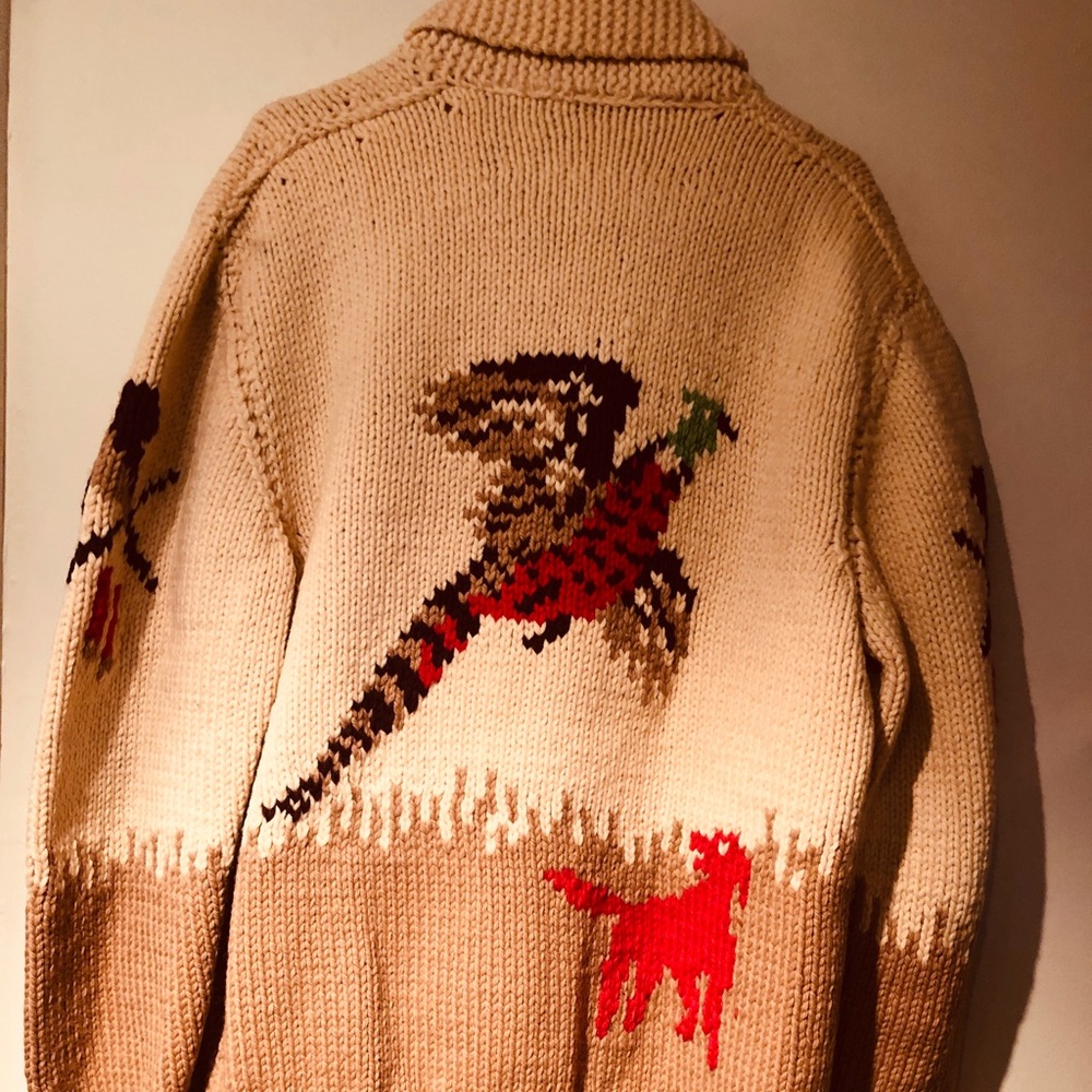 Vintage hand-knit cardigan